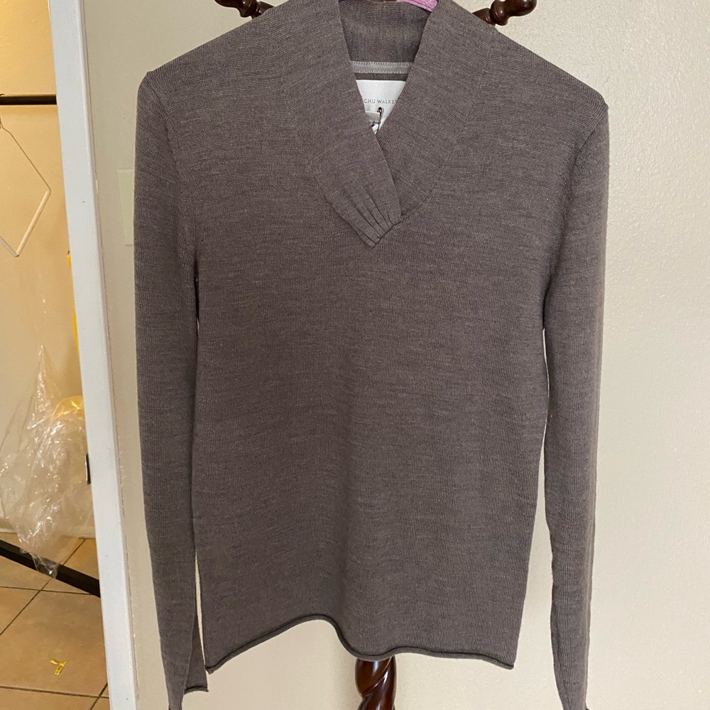 Brochu Walker Roe Pullover Malton Melange Size XS